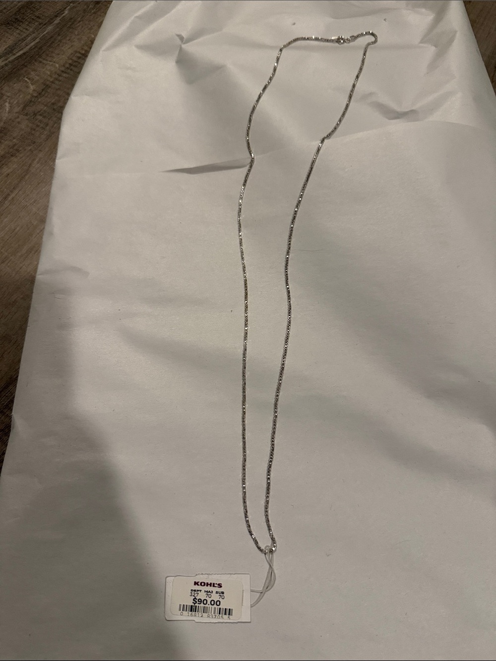 Kohl's Silver-Tone Delicate Chain Necklace